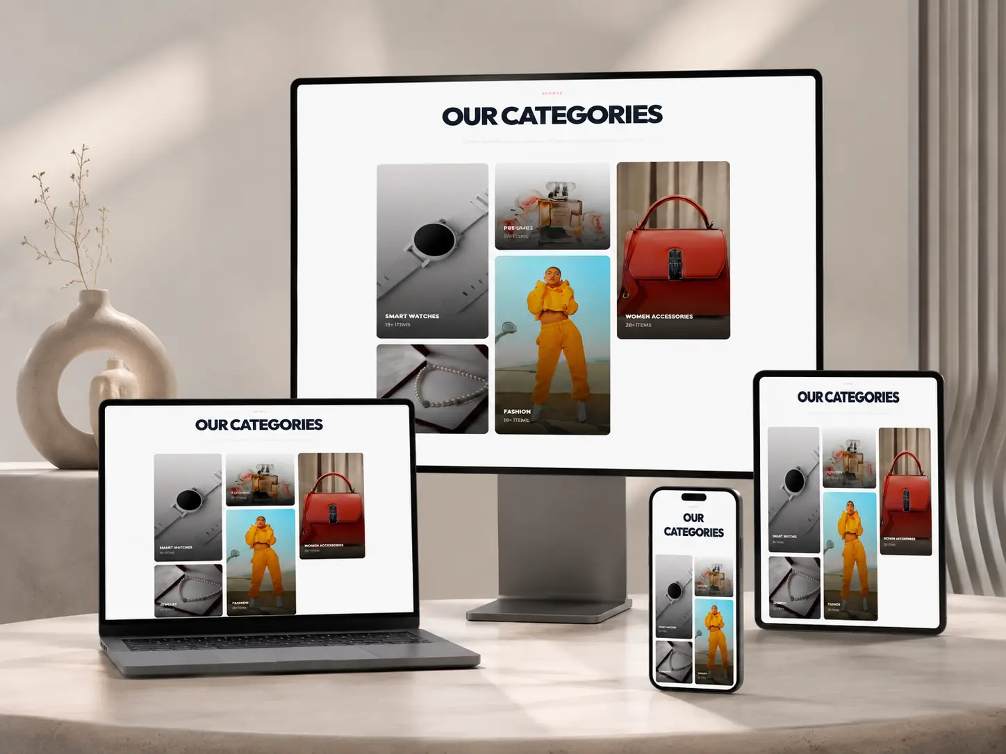E-commerce Store · Categories