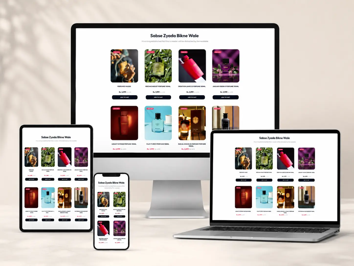 E-commerce Store · Products